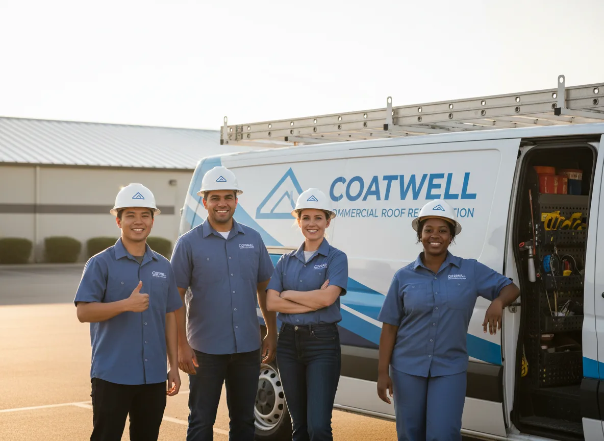 Commercial roof coating company in Margie, MN